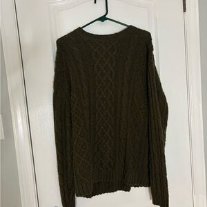St. John's Bay Dark Green Knit Sweater